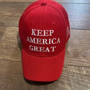 KYS Designer Red 'Keep America Great' Cap